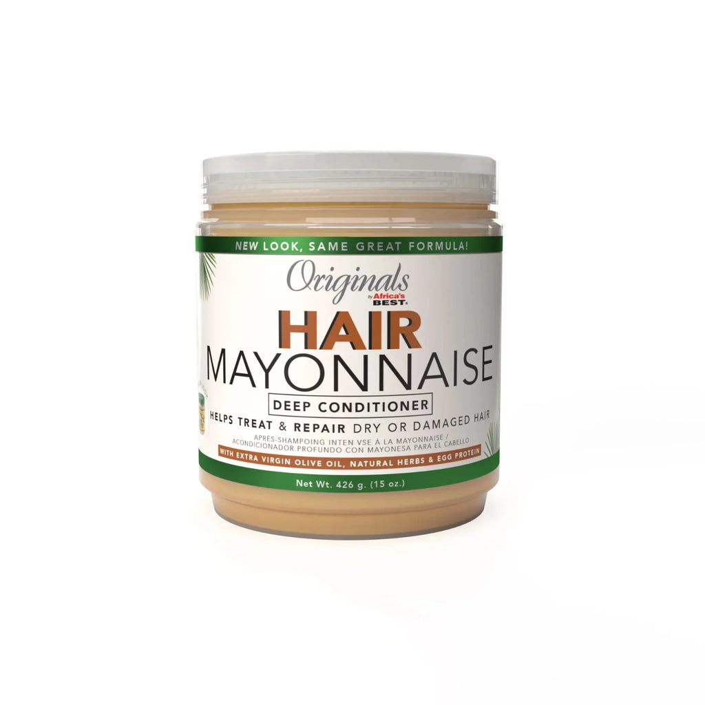 Organic Hair Mayonnaise 15 oz Pack of 4 - Moisturizes & Strengthens Damaged Hair