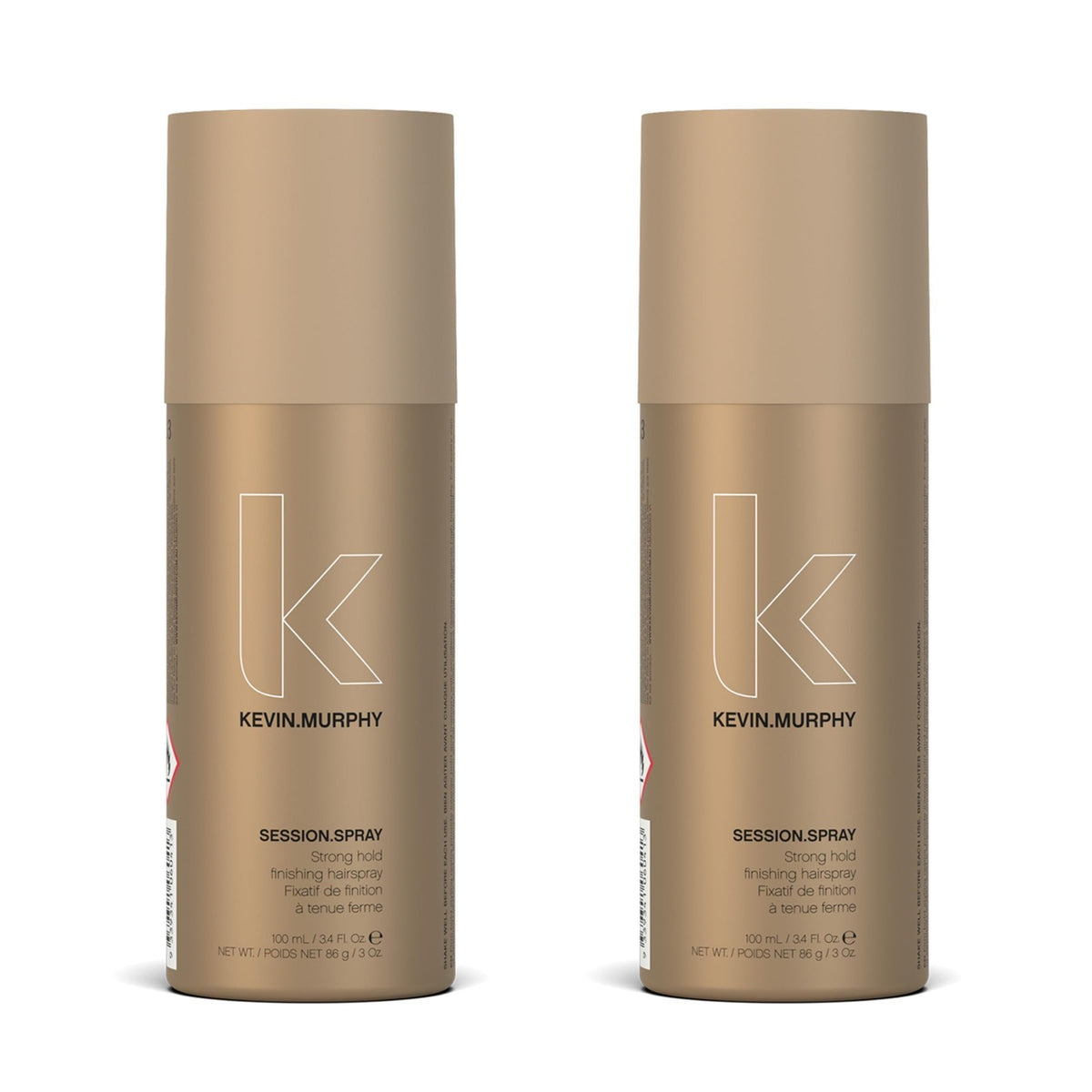 Strong Hold Hair Spray 3.4 oz - Long Lasting, Humidity Resistant Finishing Spray - 2 Pack