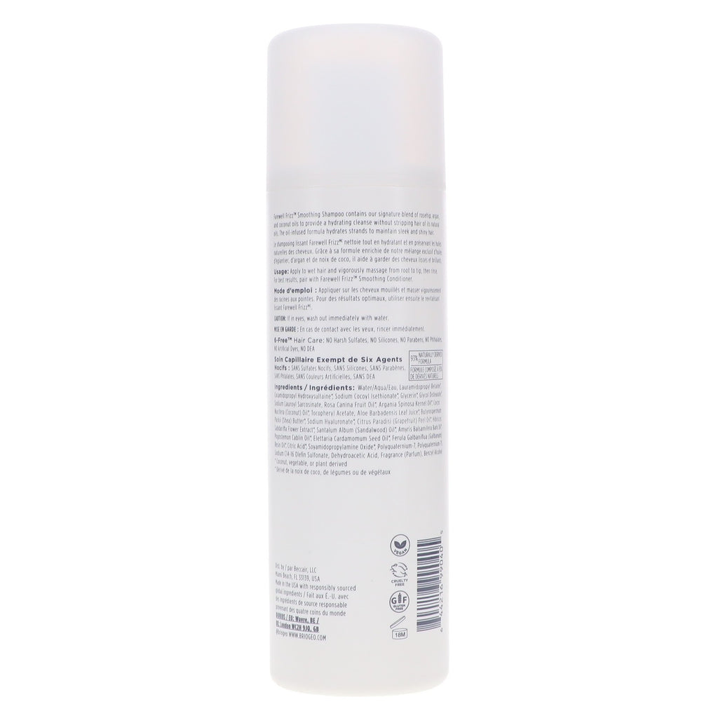 Sulfate-Free Smoothing Shampoo for Frizz Control – 8 oz