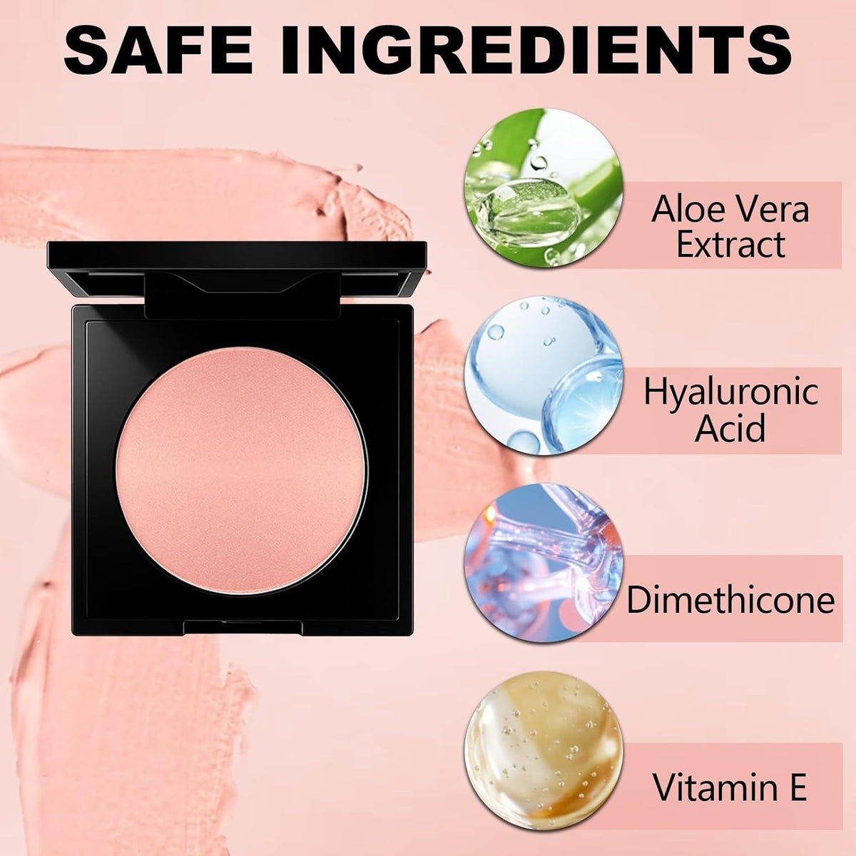 Brightening Under Eye Concealer with Pink Tone, Long-Lasting & Moisturizing