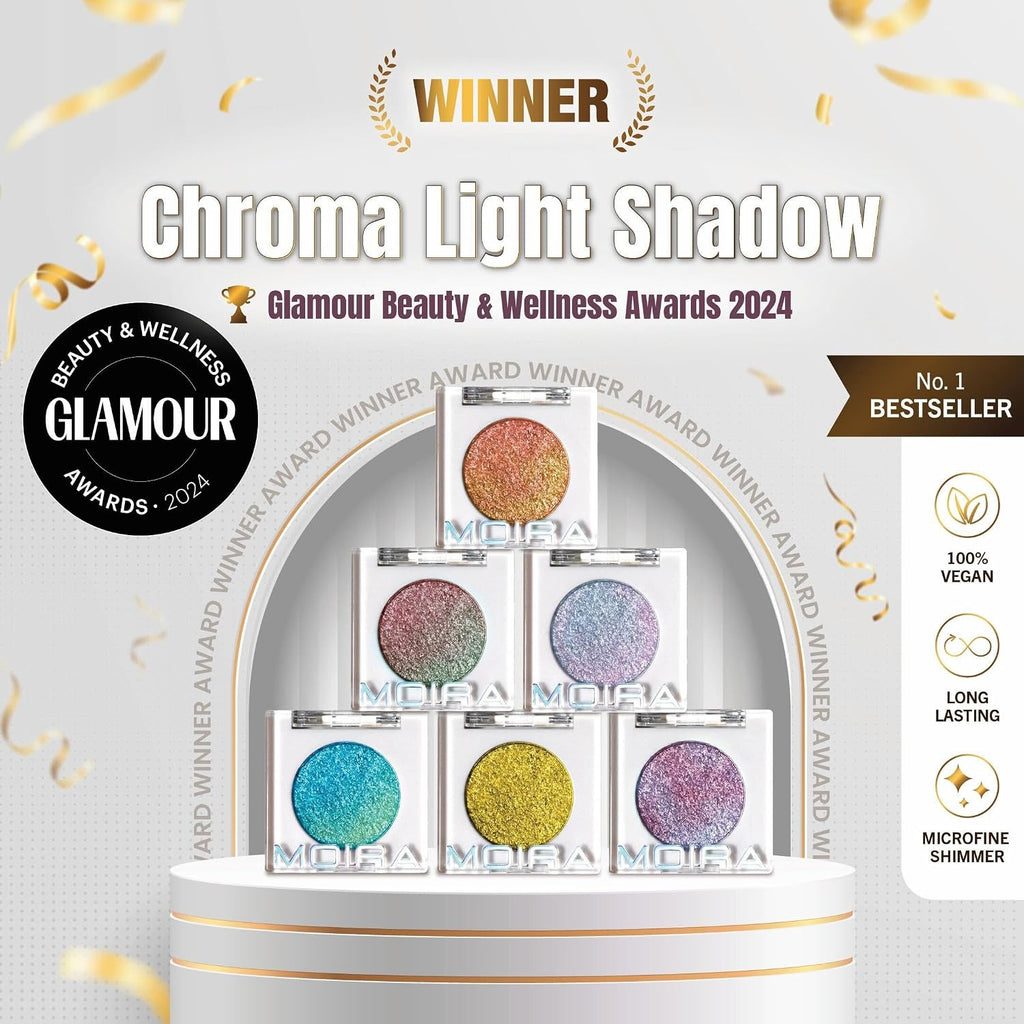Metallic Eye Shadow - Highly Pigmented Foil Finish with Glitter
