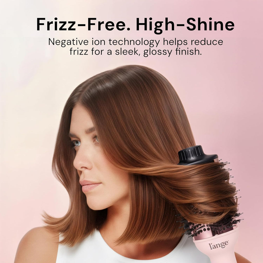 2-in-1 Titanium Blow Dryer Brush for Frizz Control & Salon Blowouts