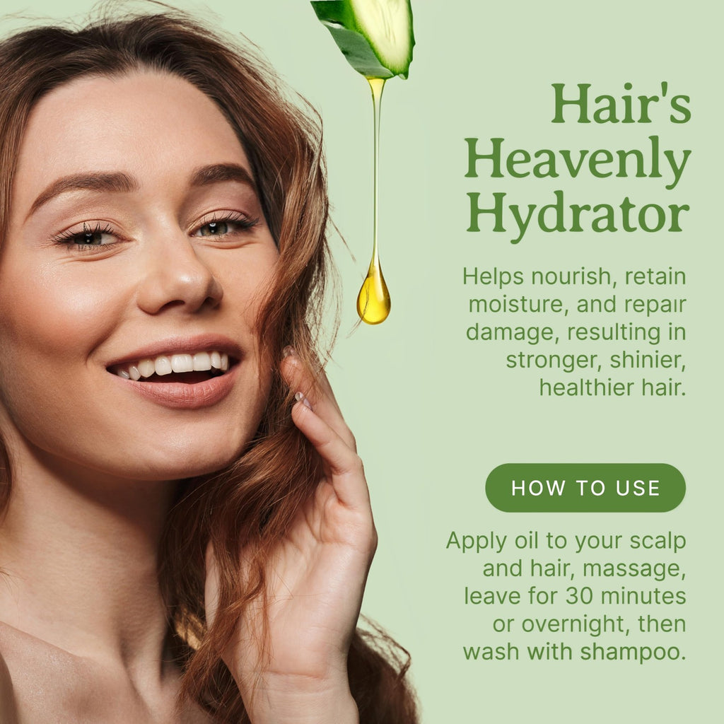 Cucumber Seed Oil - Natural Skin Moisturizer & Radiance Booster 8 oz