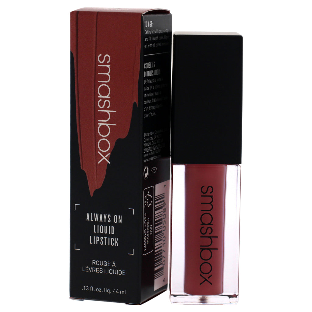 Always On Liquid Lipstick - Babe Alert by Smashbox 0.13 oz - Matte Lip Color