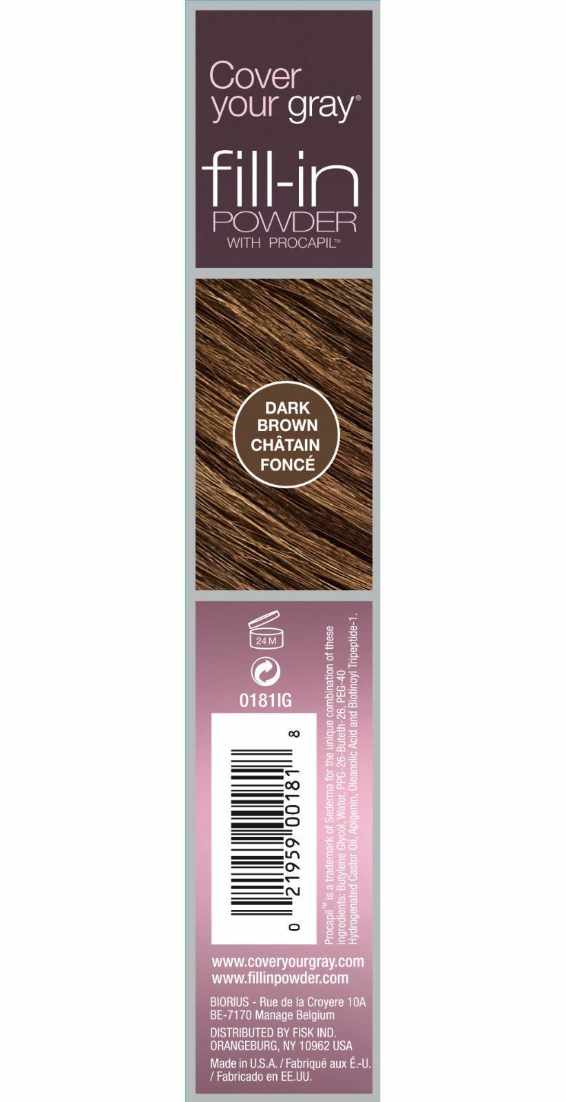 3-Pack Hair Concealer Powder for Thinning & Bald Spots - 8 Shades