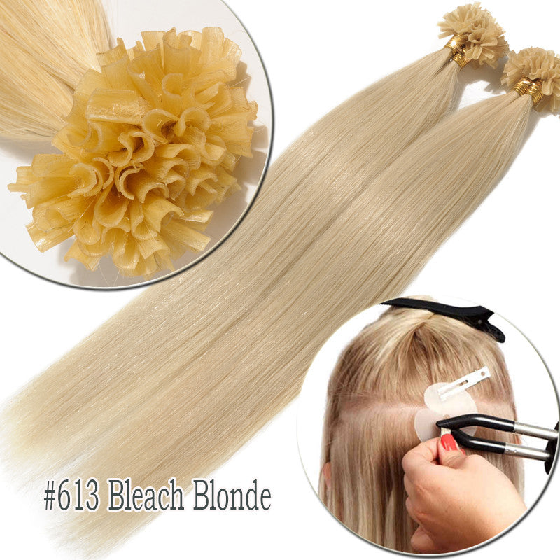 Remy Hair Extensions Keratin Bond Pre Bonded Hair Tips 16-22 Inch 100G