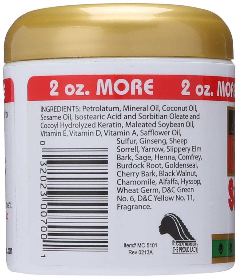 Hair Growth Oil with Gelatin & Herbal Blend - 6oz for Shine & Strength