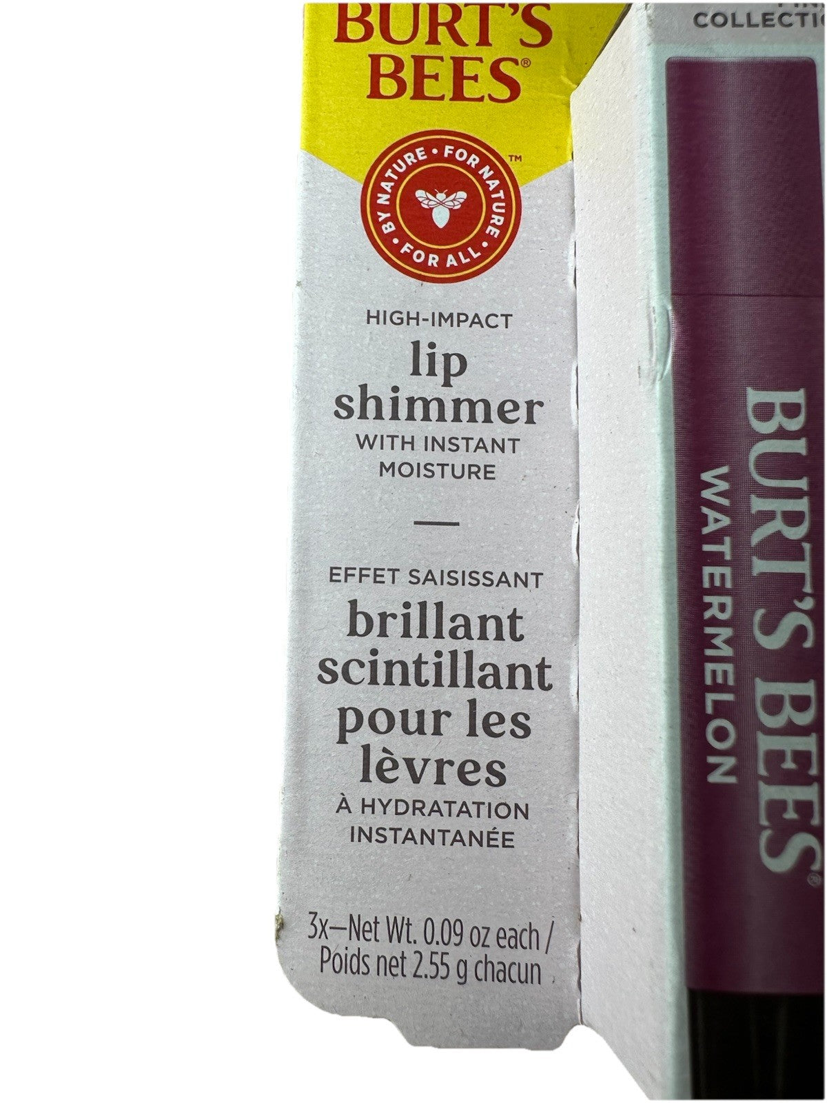 Burt's Bees Lip Shimmer Pink Collection Tinted Lip Balm Stick Set