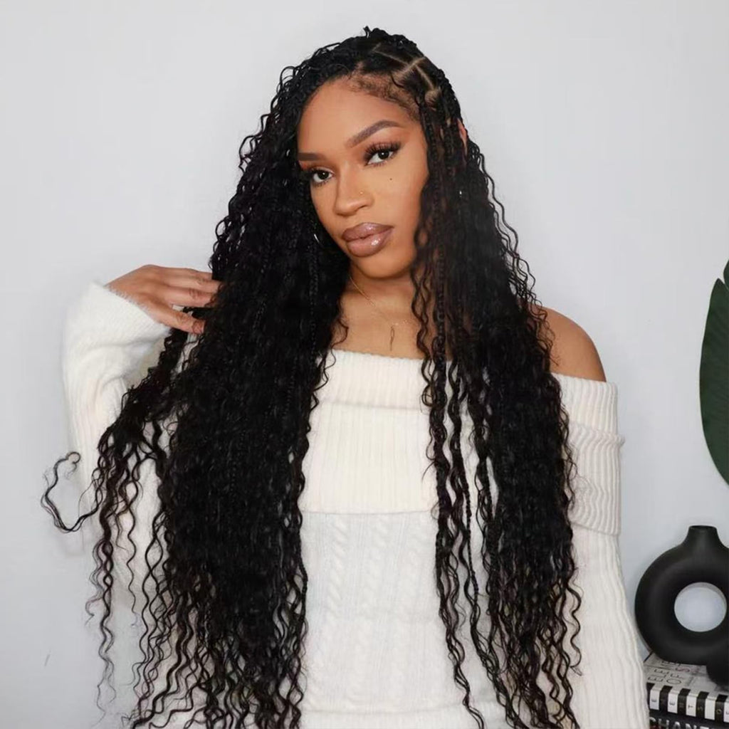 Human Hair Extensions 20 Inch Deep Wave Double Drawn Virgin Brazilian Hair