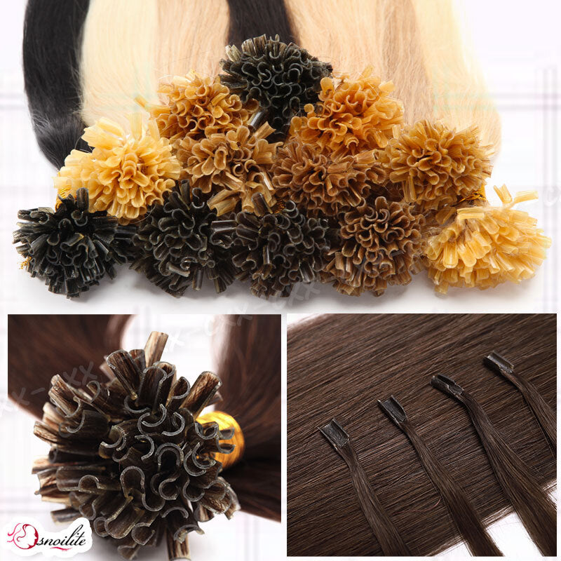 Pre Bonded Keratin Fusion Nail Extensions - Remy Human Hair, All Variants