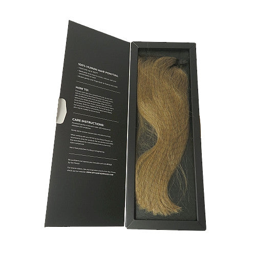 Ponytail Hair Piece Human Hair 10-12 Inches - Multiple Colors Available