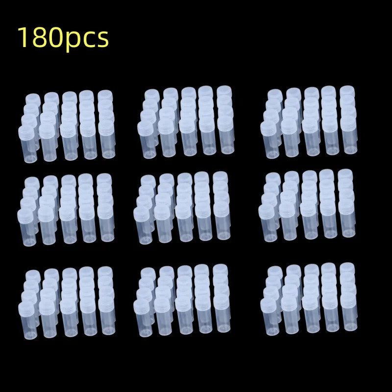 5ml Plastic Sample Jars - Small Storage Vials for Pills, Liquids & Powders