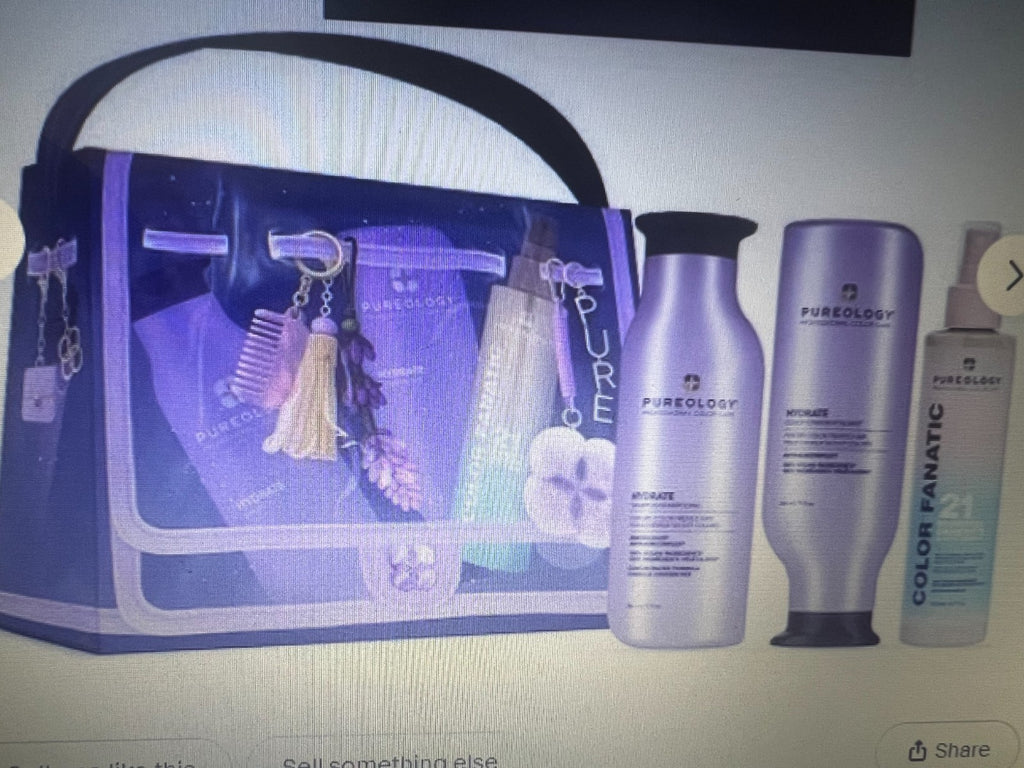 Pureology Hydrate Shampoo & Conditioner & Multi-Benefit Spray Set - Hair Care Gift