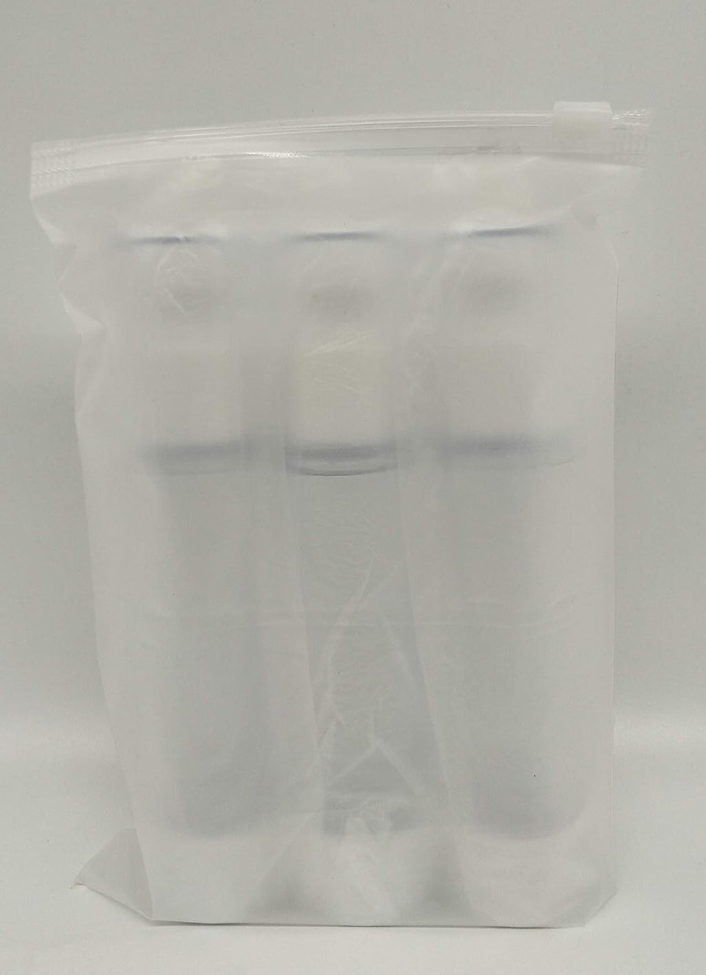 3-Pack Reusable Airless Pump Bottles 50ml Travel-Size for Liquids & Creams