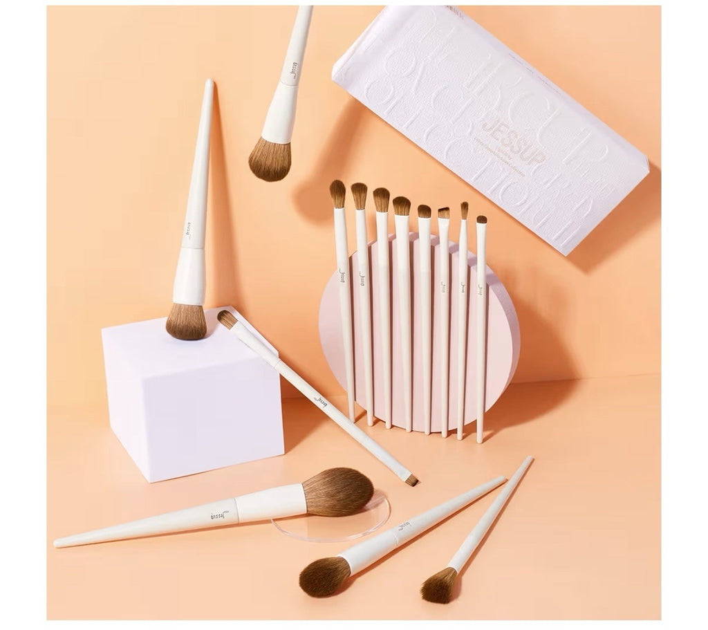 14Pcs Makeup Brush Set with Synthetic Powder Contour & Eye Brushes