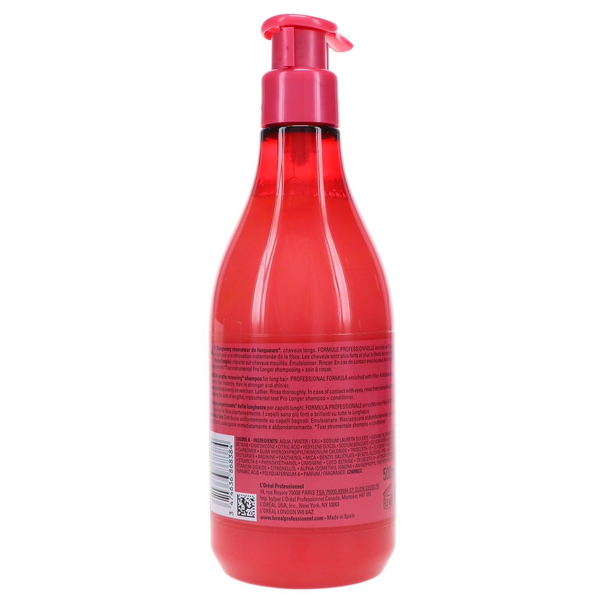 Pro Longer Hair Growth Shampoo for Longer, Healthier Hair - 16.9 oz