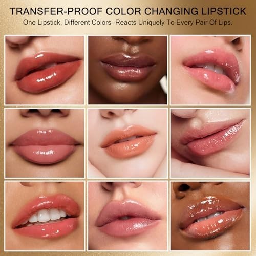 Color Changing Lipstick with Vitamin E - Moisturizing & Long-Lasting