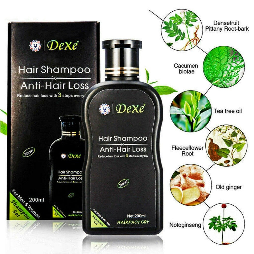 Anti-Hair Loss Shampoo for Men & Women - Herbal Hair Regrowth 200ml