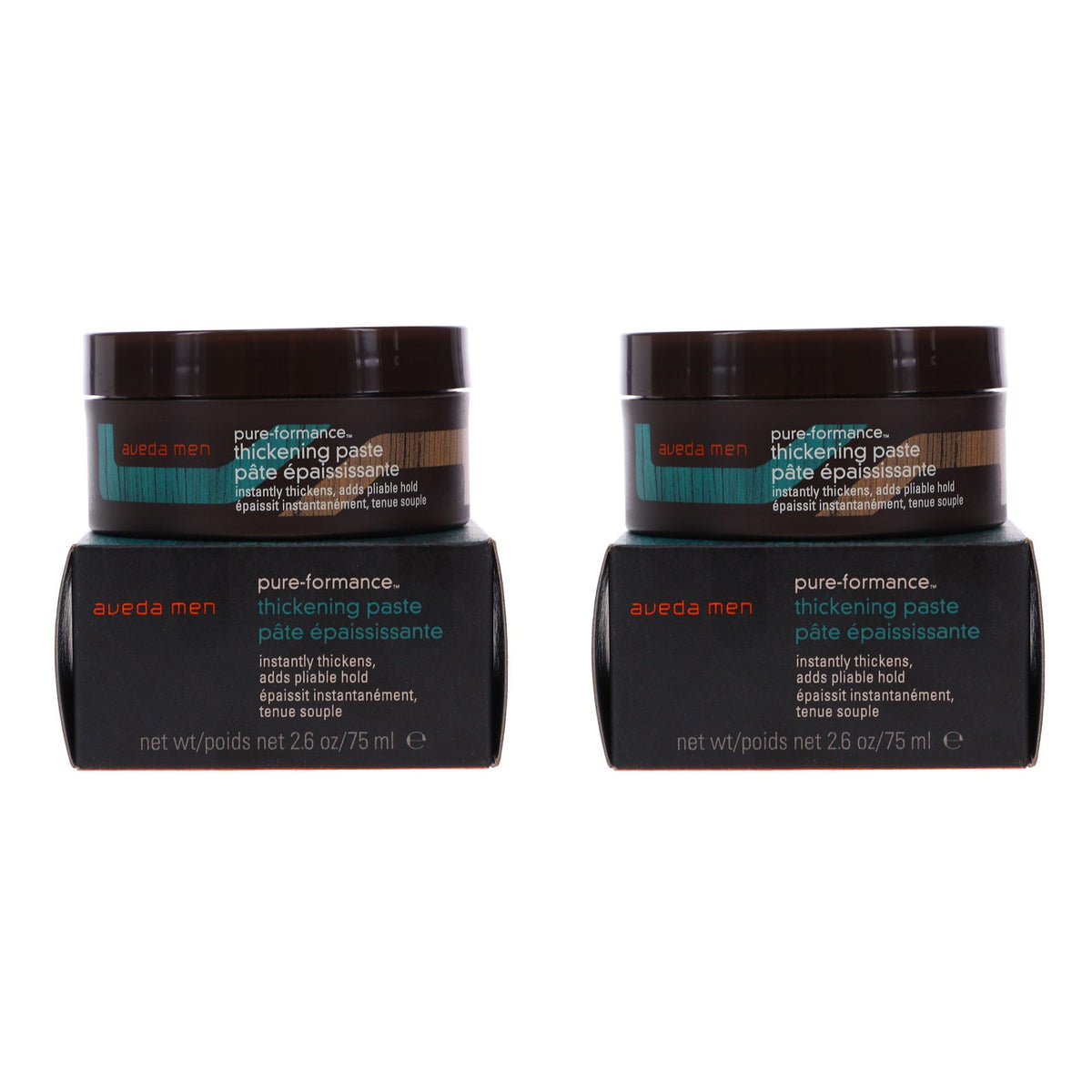 Men Thickening Hair Paste - Fuller Hair Styling Pomade 2.6 oz Pack of 2