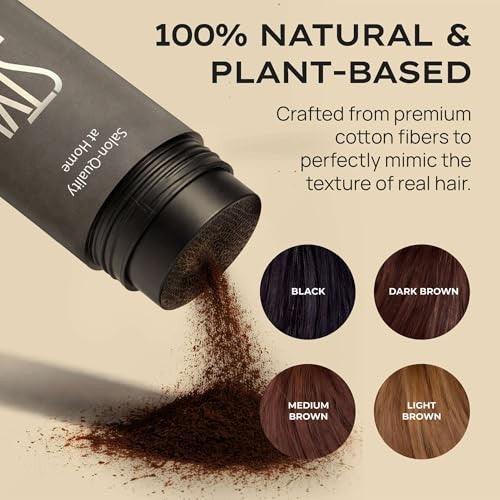 Hair Building Fibers Dark Brown 0.88oz - Instant Volume & Thickness for Thinning Hair