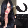 Human Hair Extensions Clip-In Full Head Set - Remy Real Hair, Multiple Lengths & Colors