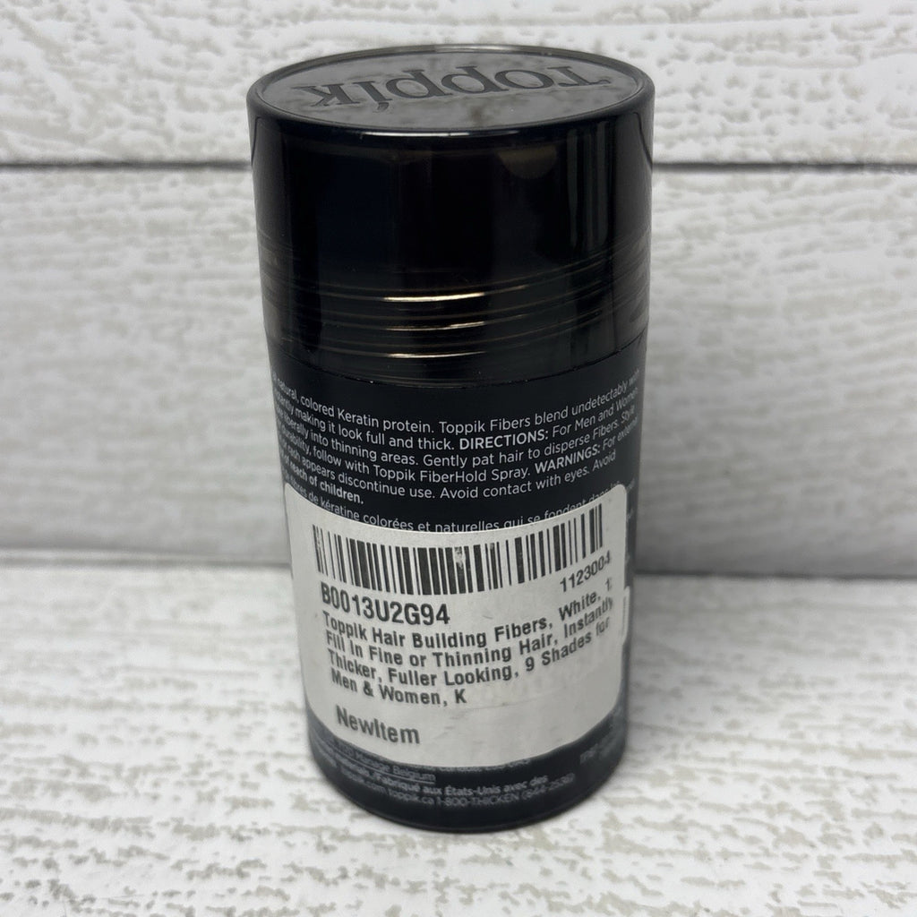 Hair Building Fibers for Thinning Hair - White, 12g