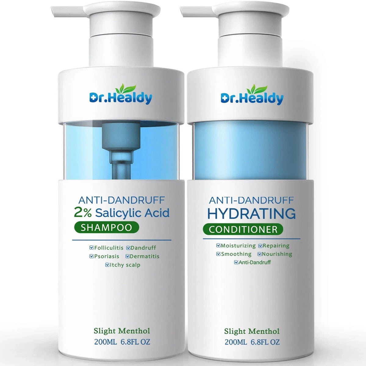 Anti-Dandruff Shampoo & Conditioner Set - 13.6 Fl Oz, Soothe Scalp