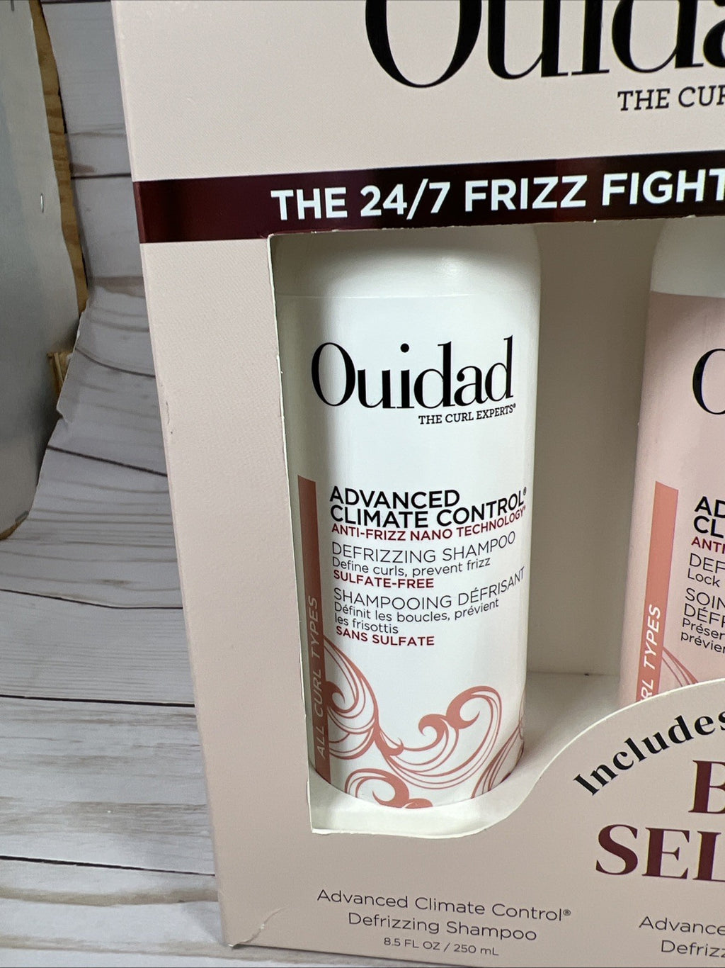 Frizz Control Shampoo Conditioner & Gel Set - 8.5oz Each