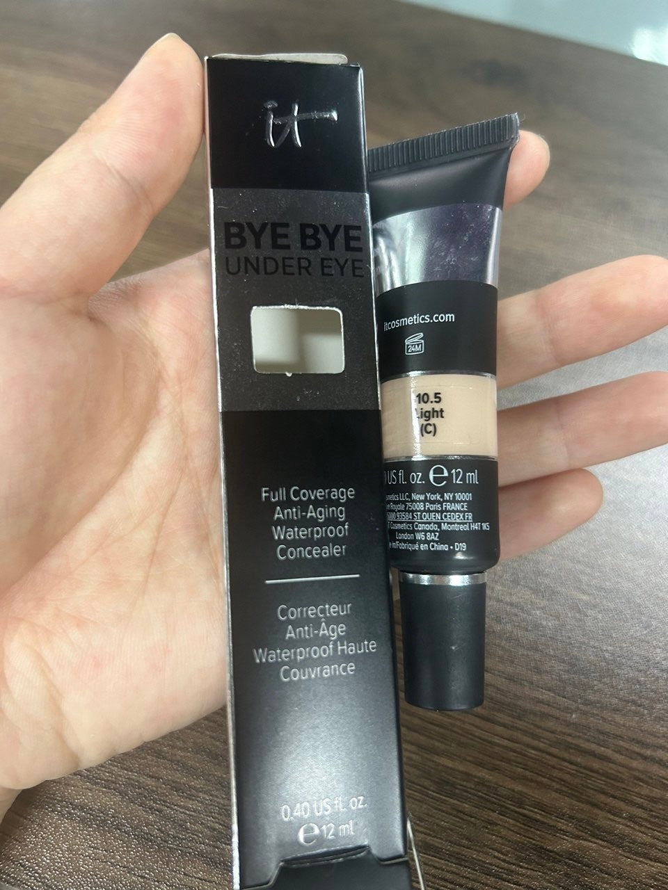 Waterproof Under Eye Concealer Anti-Aging Coverup for Dark Circles