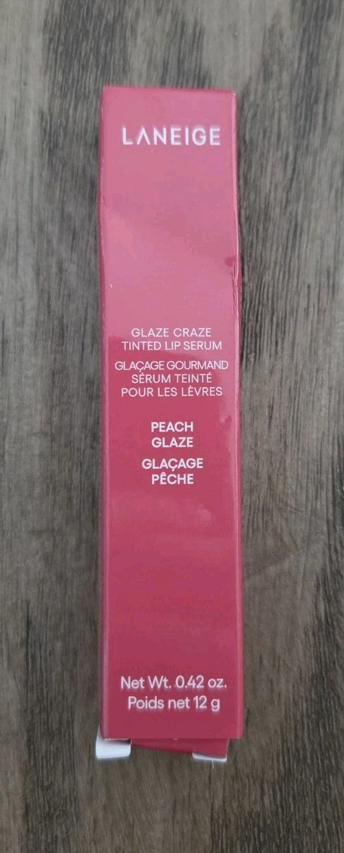 Lip Plumper and High Shine Lip Serum - Peach Glaze Tint