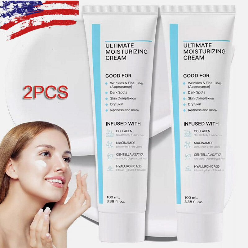 2PCS Youthful Moisturizing Face Cream - Collagen & Hyaluronic Acid