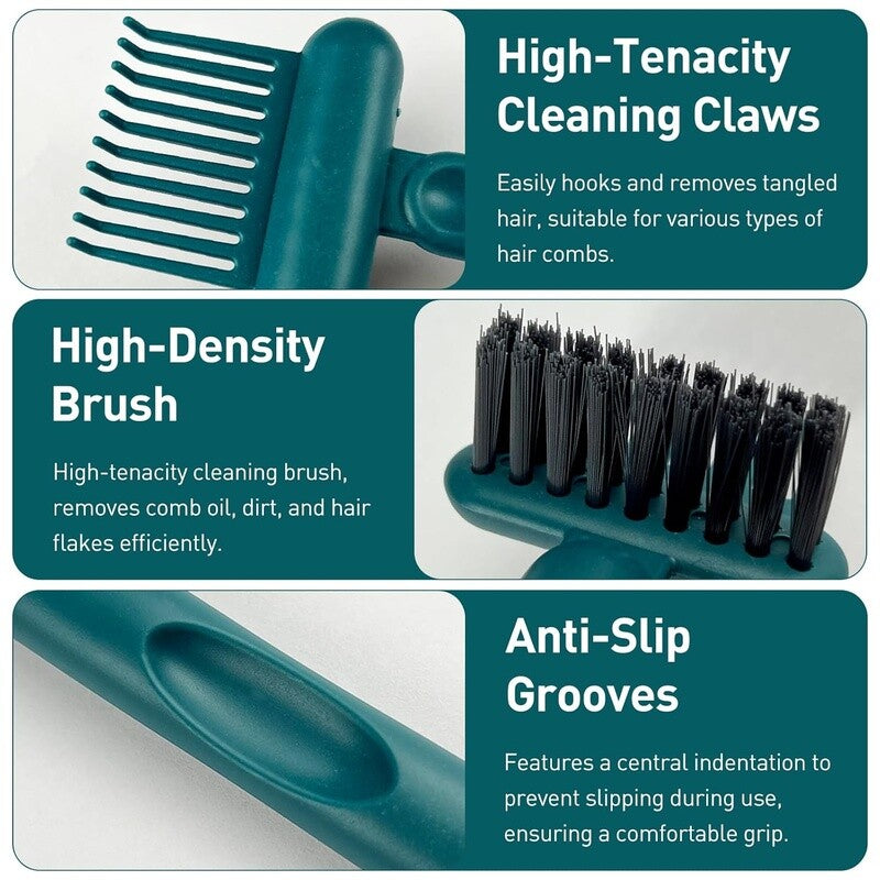 2-in-1 Hairbrush Cleaner Tool for Hair, Keyboard & Home Use