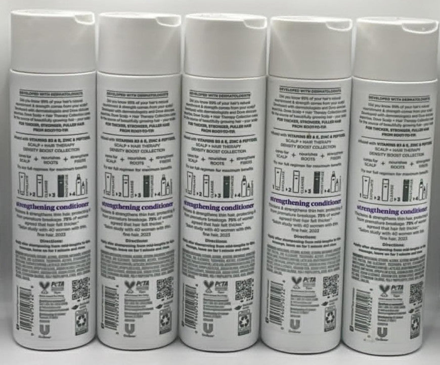 Dove Scalp & Hair Therapy Strengthening Conditioner 5 Pack - 9.25 Fl Oz Each