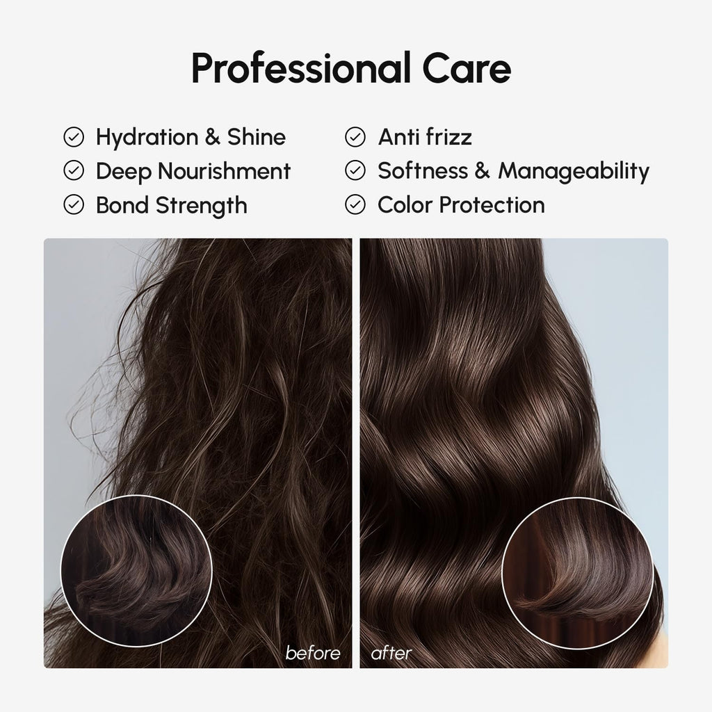 Deep Conditioning Hair Mask for Damaged Hair - Hydrating Keratin Treatment 6.76 Fl Oz