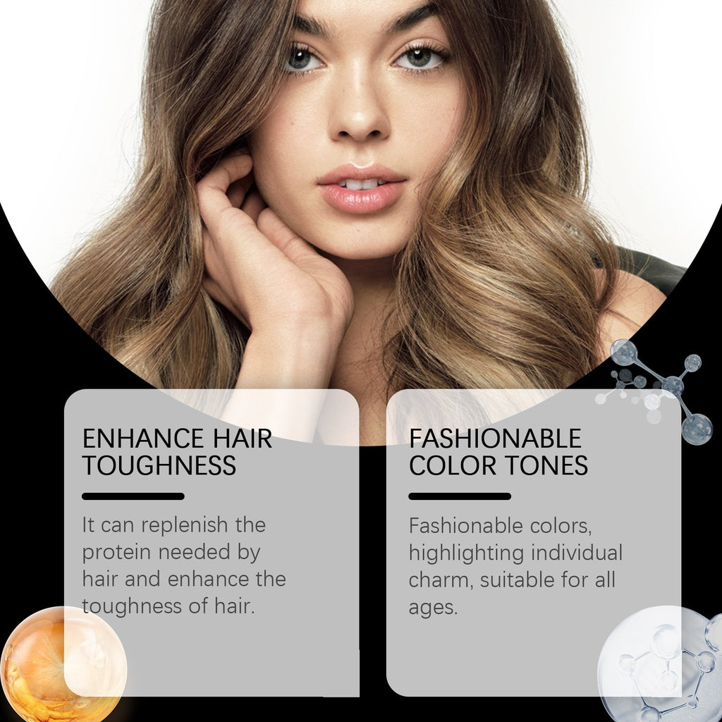 Red Hair Dye Shampoo 3-in-1 Instant Hair Color & Nourishing Treatment