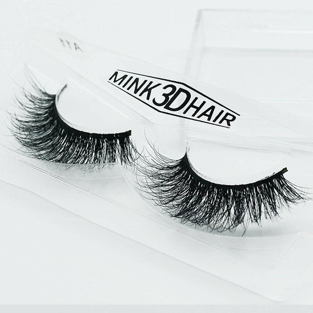 3D Mink Fur False Eyelashes Natural Long Soft Handmade for Party & Daily Use