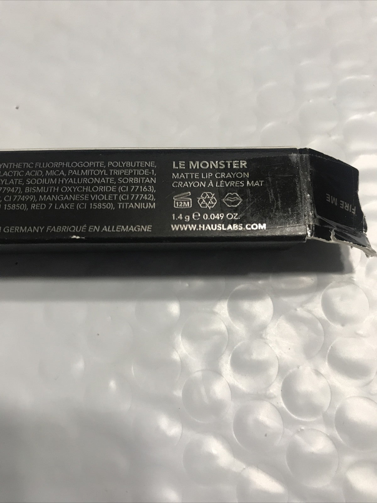 Lip Crayon Matte Fire Me - Haus Laboratories Le Monster Lip Pencil