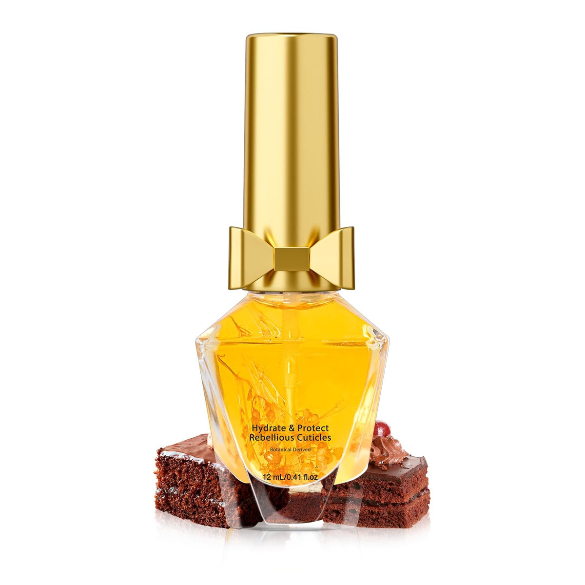 Cuticle Oil with Natural Flowers - Hydrating Nail Oil for Dry Cuticles 0.41 Fl Oz