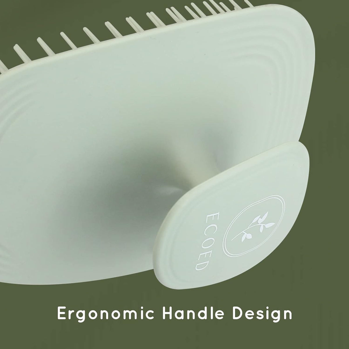 Silicone Scalp Massager & Shampoo Brush for Dandruff & Hair Care