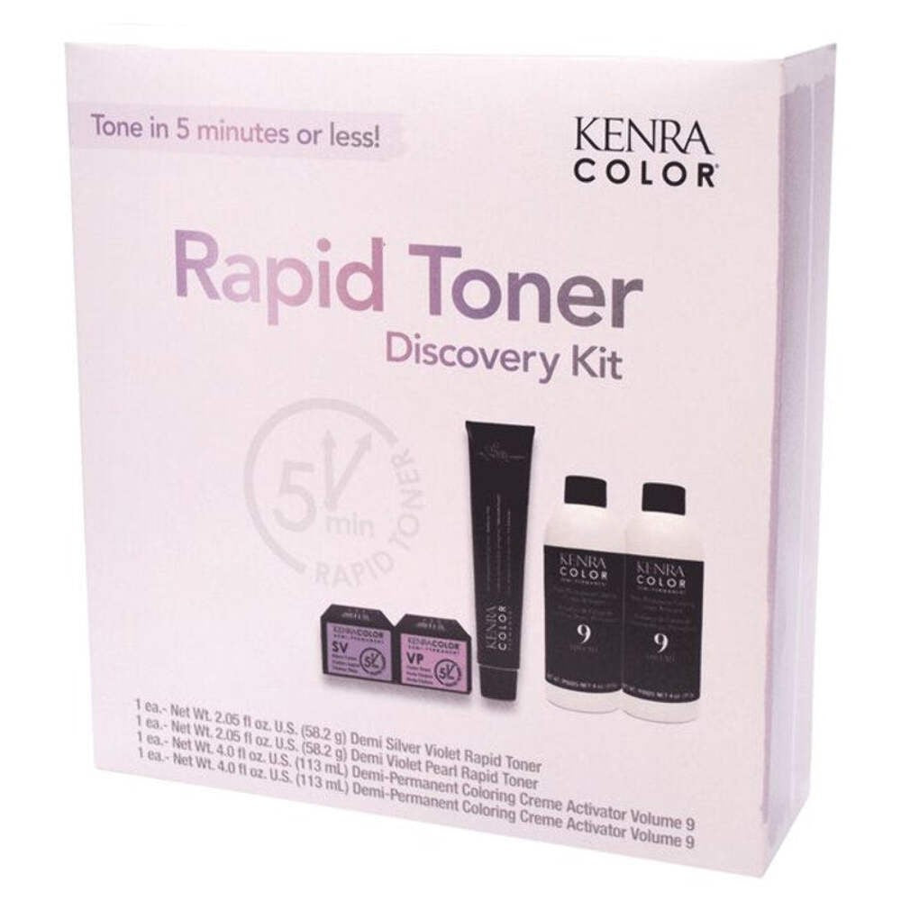 Kenra Rapid Demi Color Toner Kit with Developer - Hair Color Kit
