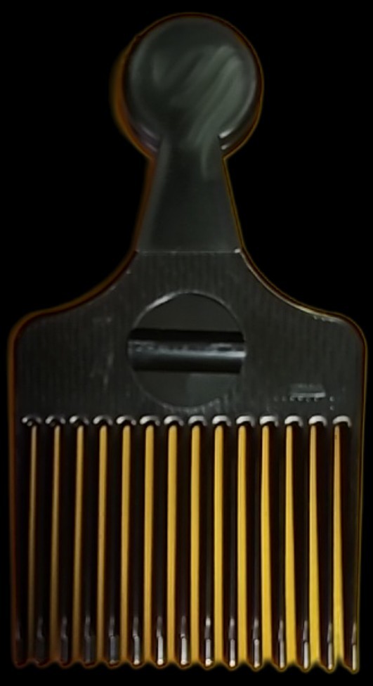 10 Pack Afro Hair Picks Styling & Detangling Comb Black Vintage