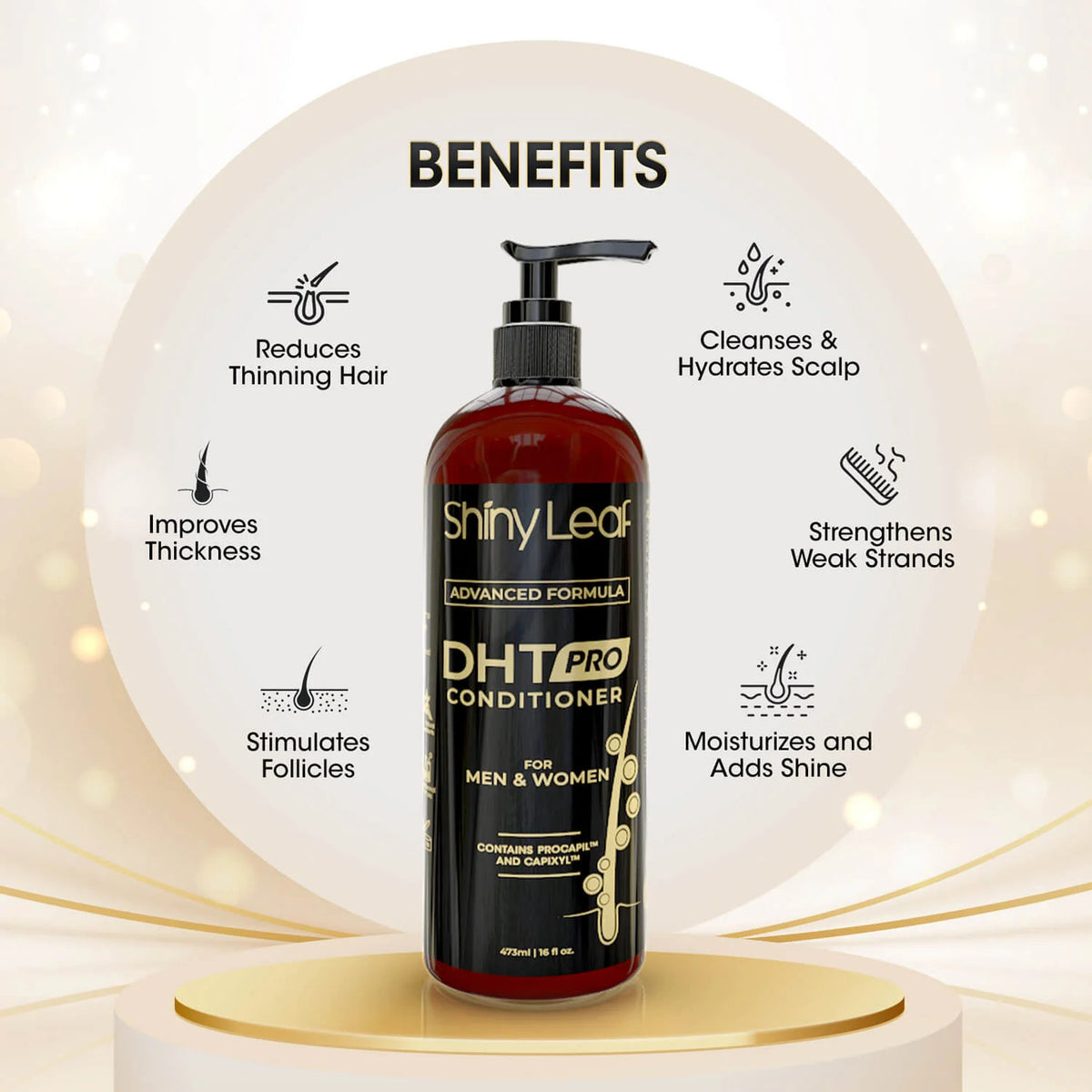 DHT Hair Loss Conditioner with Procapil & Capixyl - Strengthening Treatment for Men & Women