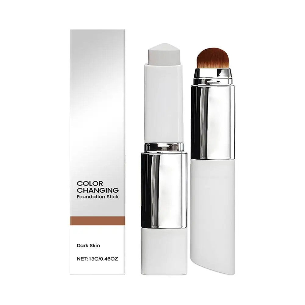 2-in-1 Color Changing Foundation Stick – Moisturizing, Brightening Liquid Cream