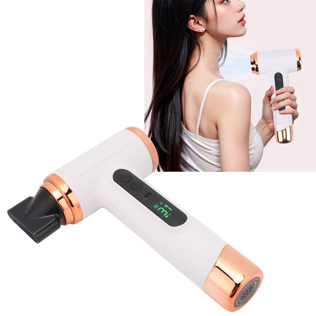 Cordless Portable Hair Dryer 15000mAh USB Rechargeable Styling Tool