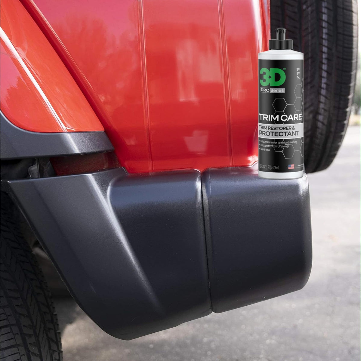 Plastic Trim Restorer Gel for Cars 16 Fl Oz - Faded Bumper & Molding Shine