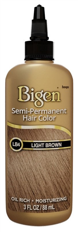 (3 Pack) Bigen Semi-Permanent Hair Color Light Brown #Lb4 - Moisturizing, No Ammonia