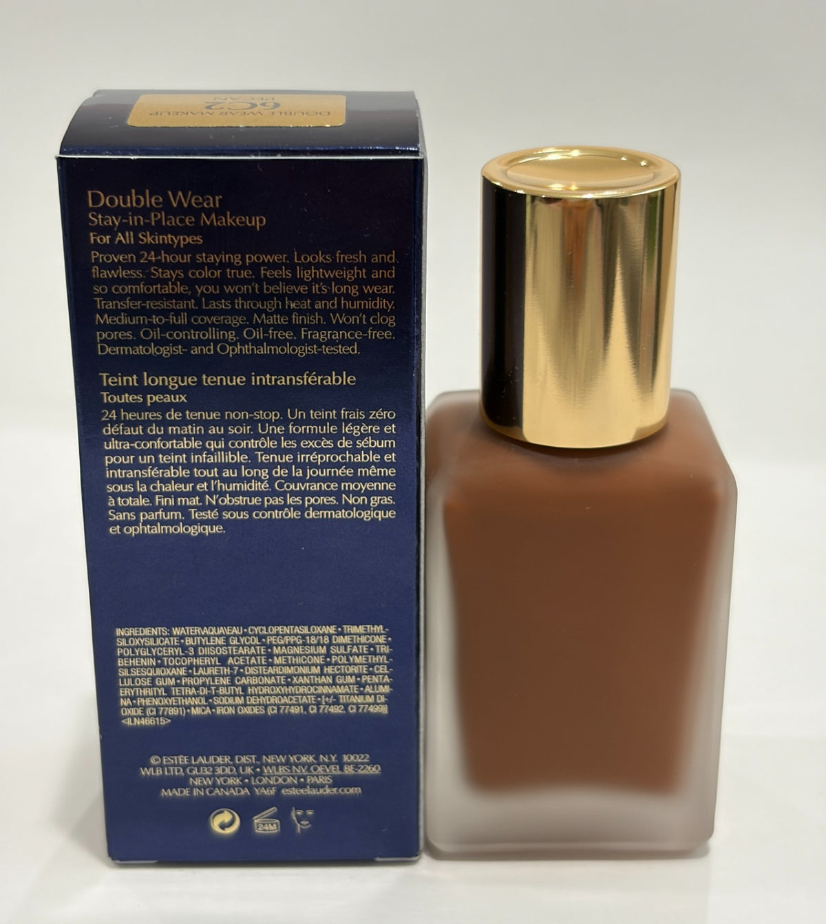 Estee Lauder Double Wear Stay-In-Place Makeup 6C2 Pecan - 1 fl oz (30 ml) NIB