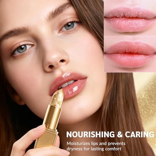 Color Changing Lipstick Set - Moisturizing Glossy Long Lasting pH-Reacting Lip Gloss