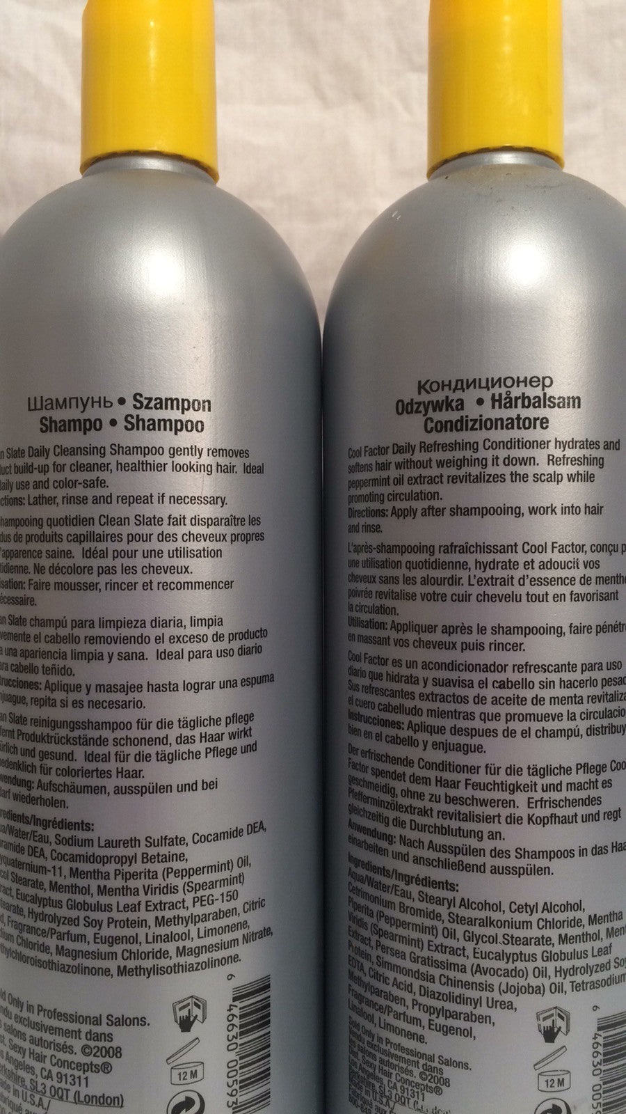 Hair Care Duo Set - 33.8 Oz Shampoo & Conditioner for Daily Refreshing
