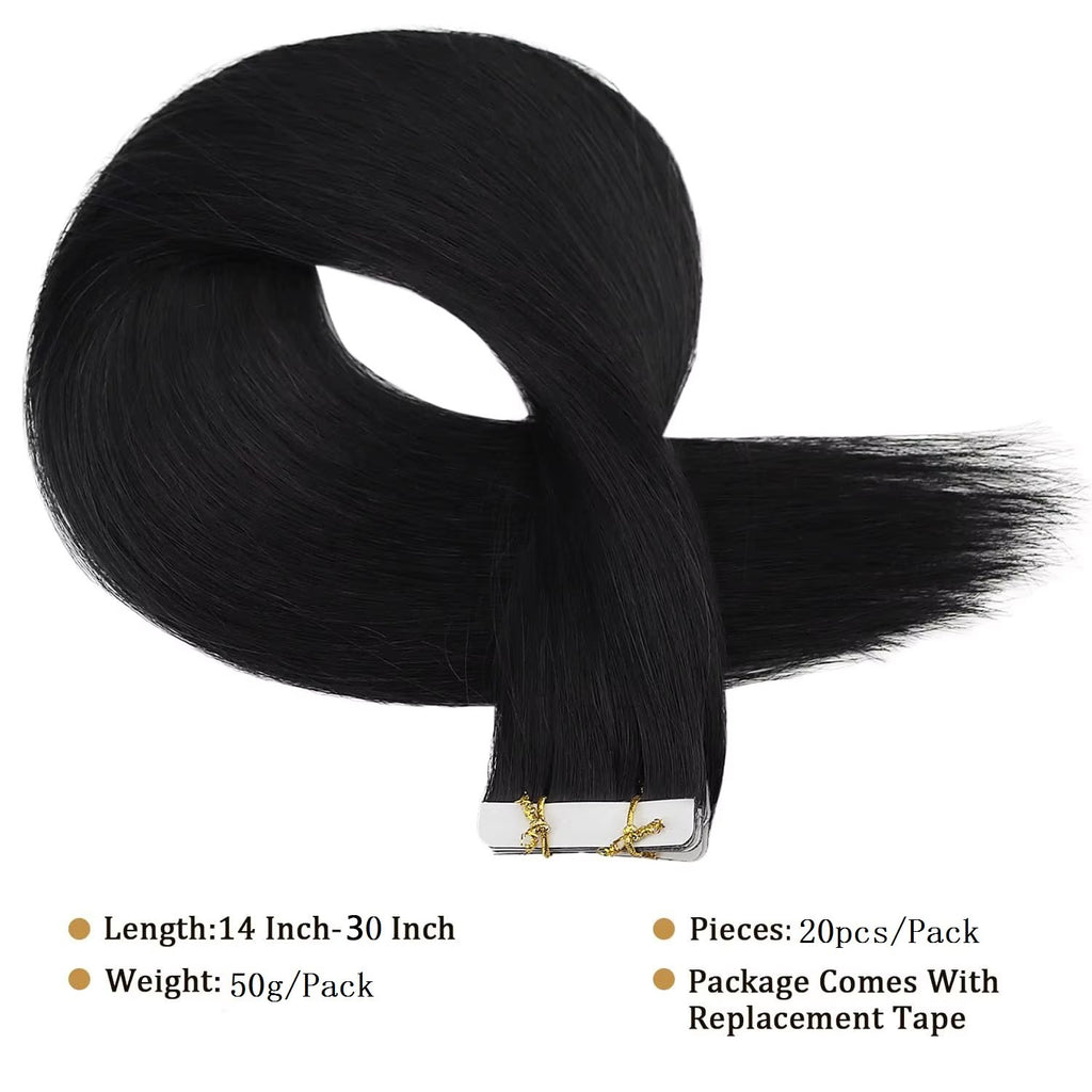 High-Quality Tape-In Hair Extensions | Human Hair, Seamless & Easy to Install